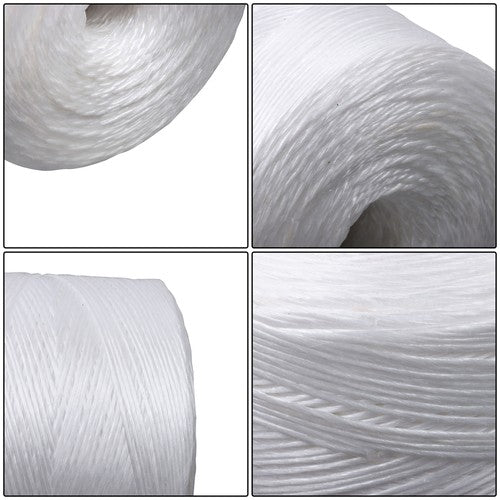 DURAFORCE 1 ply x 6300 ft, 156 lb. Tensile Strength, White Polypropylene Tying Twine