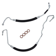 DURAFORCE 2pcs Power Steering Pressure Line Hoses for Chevy Silverado GMC Sierra 6.6L V8