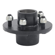 DURAFORCE Idler Hub Round Spindle Kit Trailer Hub Kit With Bearing Kit For 5 Lug × 4.5"