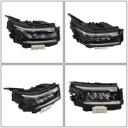 DURAFORCE Headlamp Clear Full LED Passenger Black For Nissan Frontier 2022-2024 Headlight