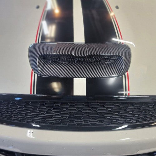 DURAFORCE Carbon Fiber Style for 2007-2013 Mini Cooper SR55-59 Hood Air Intake Vent Scoop