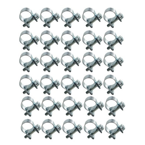 DURAFORCE 1/4" FUEL INJECTION HOSE CLAMP / AUTO Fuel clamps?11mm-13mm?30 Pcs