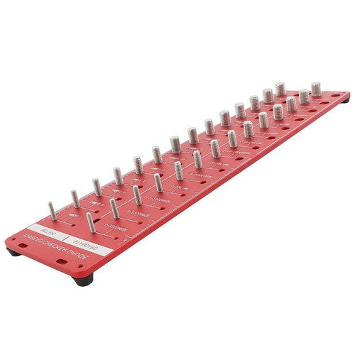 DURAFORCE New 28 Thread Identifier Gauge Screw Nut and Bolt Thread Checker Inch and Metri