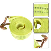 DURAFORCE 8-Pcs 2" x 15 Ft Ratchet Straps With J Hook 5000 Lbs Heavy Duty Tie Downs