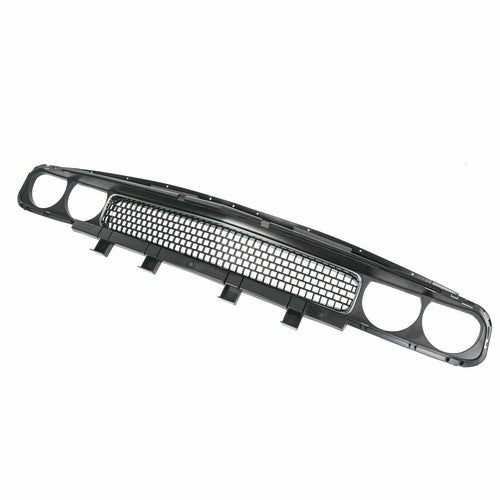 DURAFORCE Front Bumper Grille Black Chrome Trim Molding for 2008-2014 Dodge Challenger