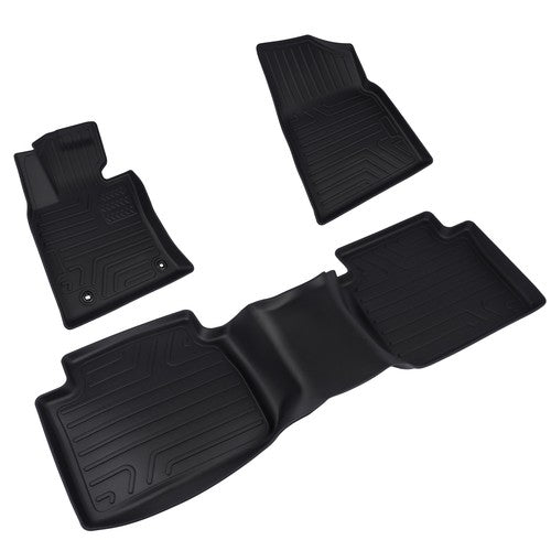 DURAFORCE TPE Floor Mats Liners for Toyota Camry FWD Only 2018-2024 Not Fit Hybrid or AWD
