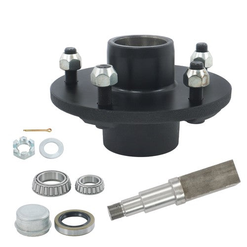 DURAFORCE 1 Set Fit For 5 - 5.5" Wheel Hub Kit and 8.25” Square #84 Spindle(7 -Piece /Set)