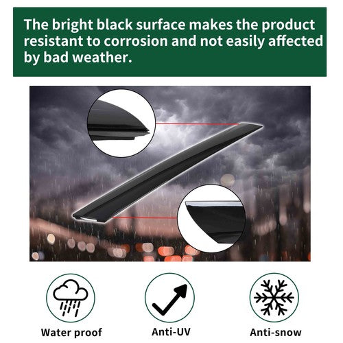 DURAFORCE Windshield-Outer Molding Trim Panel A-Pillar For 2010-2013 Kia Soul Exterior LH