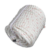 DURAFORCE 3/4IN x120FT High Strength Braided Rope Breaking Strength 2038 Pounds White Red