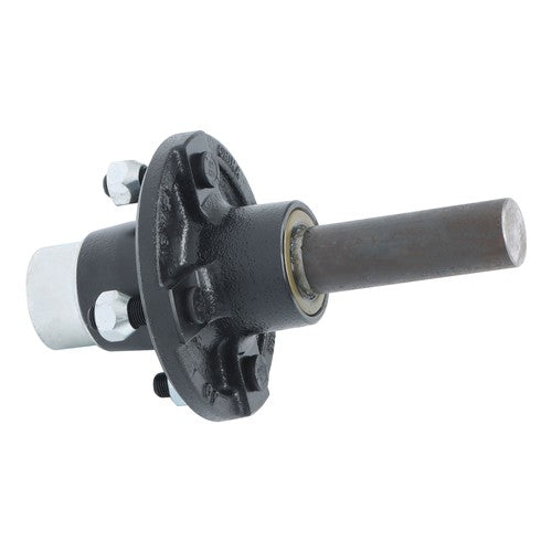 DURAFORCE 6PCS Trailer Axle Kit w/ 4 on 4" Bolt Idler 1" Hub & Round BT8 Spindle L44643