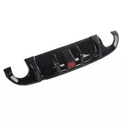 DURAFORCE Rear Bumper Diffuser W/ LED Brake Light for 2014-2017 for Infiniti Q50 Black
