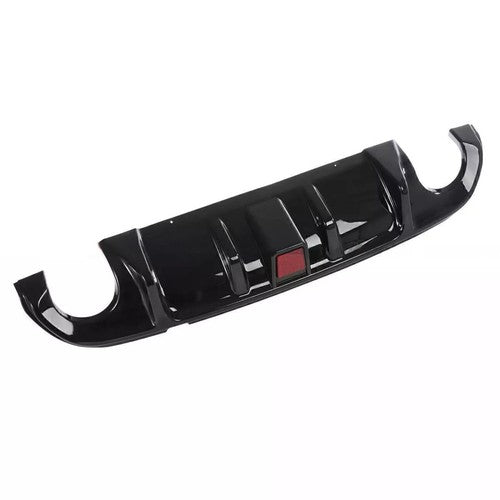DURAFORCE Rear Bumper Diffuser W/ LED Brake Light for 2014-2017 for Infiniti Q50 Black