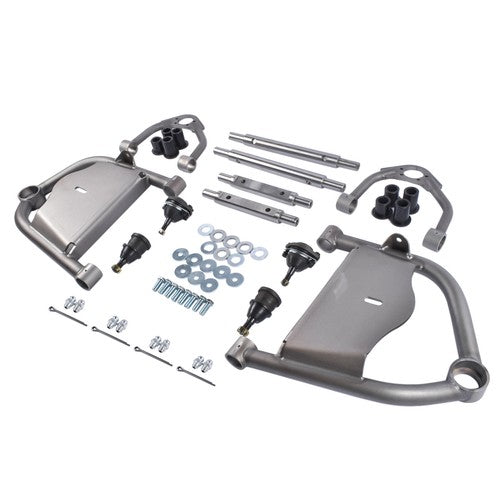 DURAFORCE Centered & Narrowed Tubular Control Arms Kit Fits Chevrolet C10 Truck 1973-1987