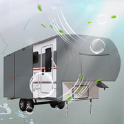 DURAFORCE Fits 26'-29' Motorhome W/2 Assist Poles Easy Setup 5th Wheel RV Covers Windproof