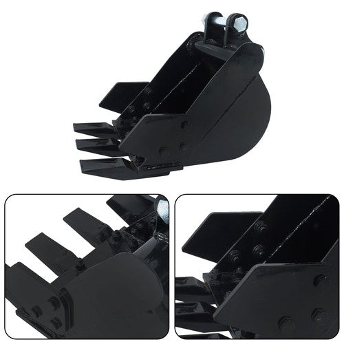 DURAFORCE 12" 300 mm Mini Excavators Attachment Narrow Bucket For 1-2 Ton Small Diggers