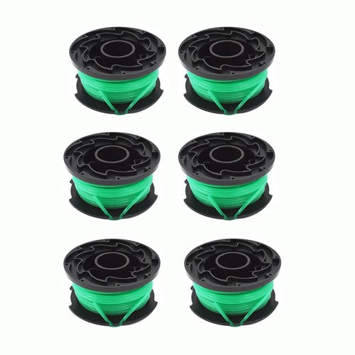 DURAFORCE 6PCS String Trimmer Spool Line SF-080 Auto Feed For Black & Decker Replacement
