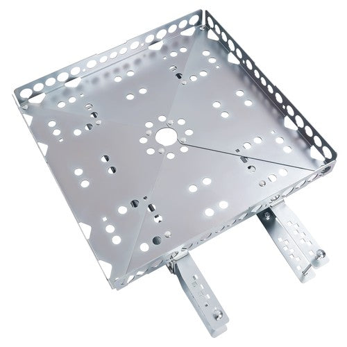 DURAFORCE Zinc-Plated For RV Steel Bumper-Mounted Generator & Cargo Carrier Tray Kit