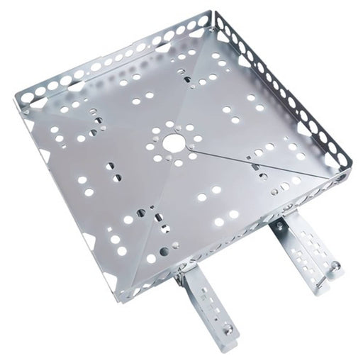 DURAFORCE Zinc-Plated For RV Steel Bumper-Mounted Generator & Cargo Carrier Tray Kit
