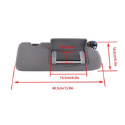 DURAFORCE Gray Plastic Passenger Side Sunvisor With Lights And Mirror For Honda CR-V 17-22
