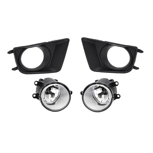 DURAFORCE For 2012-2015 Toyota Tacoma Clear Bumper Driving Fog Lights + Switch + Bulbs Kit