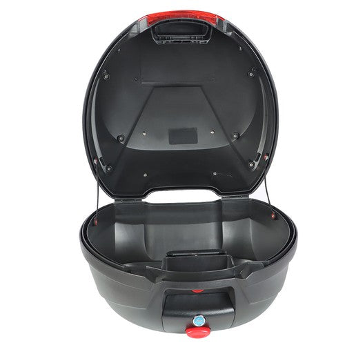 DURAFORCE 32L Red Motorcycle Tour Tail Box Top LockStorage Carrier Luggage Scooter Trunk