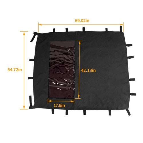 Soft Roof Top for Polaris Ranger Crew 1000 900 570 XP PRO XD 4000 15 26 UTV