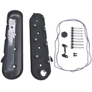 DURAFORCE GM LS Black Cast Aluminum Valve Covers w/Coil Mounts For LS1 LS2 LS3 5.3 6.0 6.2