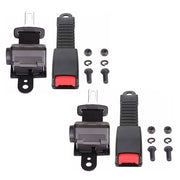 DURAFORCE 2 PCS Golf Cart Black Seat belts with buckles For EZGO Yamaha Club Car Universal