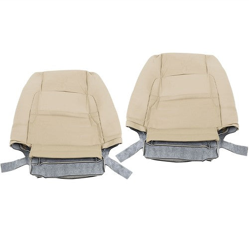 DURAFORCE For Toyota Sequoia 2000-2007 Front Driver+Passenger Side Leather Seat Cover Tan