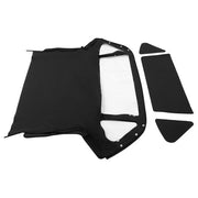 DURAFORCE Convertible Soft Top w/ Clear Window Black Sailcloth Vinyl For MG Midget 1970-80