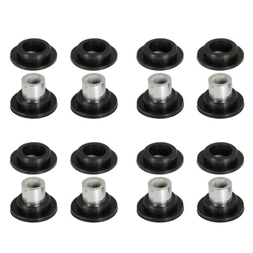 DURAFORCE Top & Bottom All 4 Shocks Bushing Bearing Kit For Arctic Cat 400 454 500 650 4X4