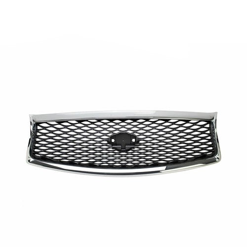 DURAFORCE Front Bumper Grille Grill Assembly for Infiniti Q50 2014 2015 2016 2017 Chrome