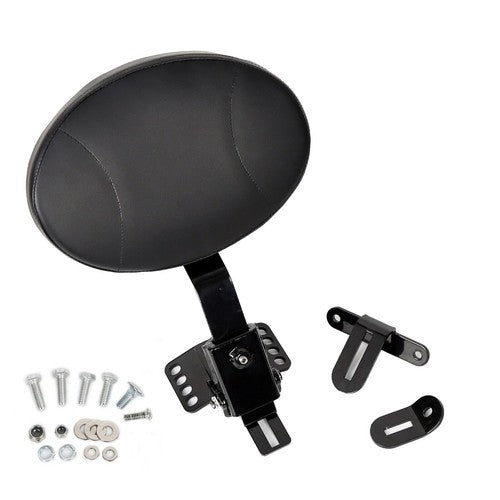 DURAFORCE Plug In Driver Rider Backrest Pad Fit for Harley Street Electra Glide 1997-2024