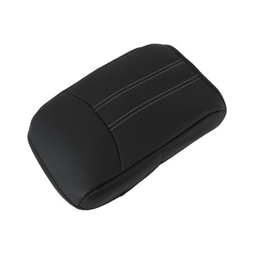 DURAFORCE For Honda Pilot 23-24 Black Leather/White Thread Center Console Armrest Gloves