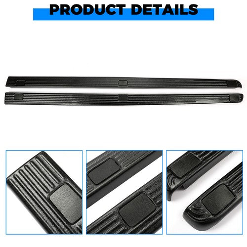 Bed Side Rail Top Molding Covers For Ford F250 F350 Super Duty 02 16 8 Ft LH RH