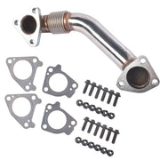 DURAFORCE Passenger Side Up Pipe w/ Gasket Bolts for Chevy Silverado GMC Sierra 2001-2004