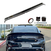 DURAFORCE Gloss BLK Highkick Trunk Spoiler Wing For Dodge Charger SRT / SXT / R/T