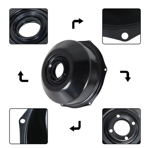 DURAFORCE 1988-96 For Honda TRX300/FW FourTrax 300 2×4 Rear Brake Drum & Cover Brake Shoe