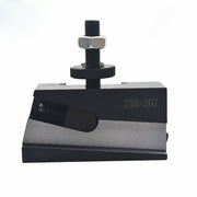 DURAFORCE BXA 250-222 New Wedge Type Tool Post For Lathe 10 - 15" With 7PC Tool Holders