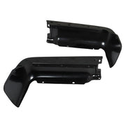 DURAFORCE Rear Bumper Ends For Ford F150 2009-2014 Primered Steel Set Black Pair LH RH