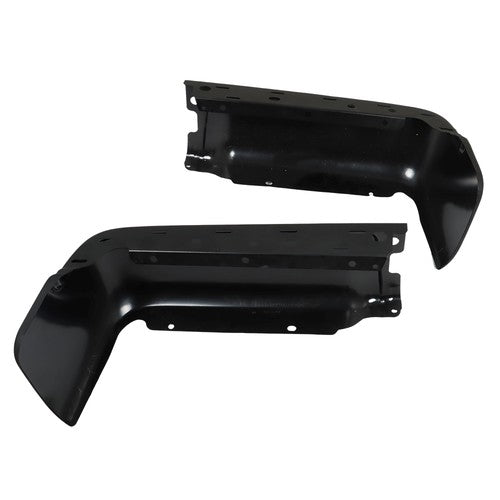 DURAFORCE Rear Bumper Ends For Ford F150 2009-2014 Primered Steel Set Black Pair LH RH