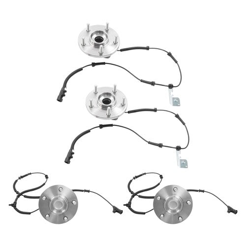 DURAFORCE For Chrysler Town & Country 3.6L 2008-2011 4X Front Rear Wheel Hub Bearings FWD