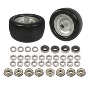 DURAFORCE 2 Pack 11x6.00-5 Flat Free Tire And Wheel Solid Rubbe For Mower Tires