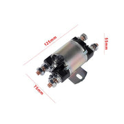 DURAFORCE 2Pcs Gas Golf Cart Solenoid For Yamaha G1 6 Terminal 12 Volt 100A J17-81950-01