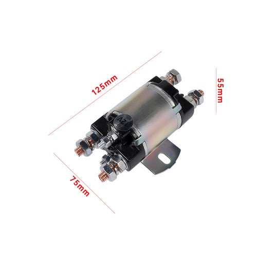 DURAFORCE 2Pcs Gas Golf Cart Solenoid For Yamaha G1 6 Terminal 12 Volt 100A J17-81950-01
