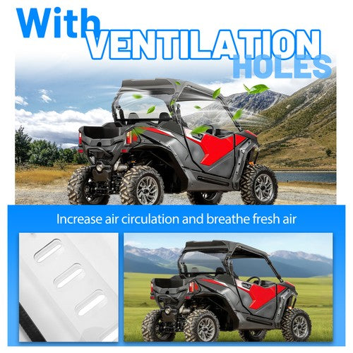 Clear Rear Windshield for CFMOTO ZForce 950 Sport Trail 800 Trail 23 25 Vented