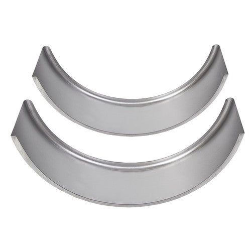DURAFORCE For 14"-16" Wheel Steel Round Single Axle Trailer Fenders with Back Plate 2PK