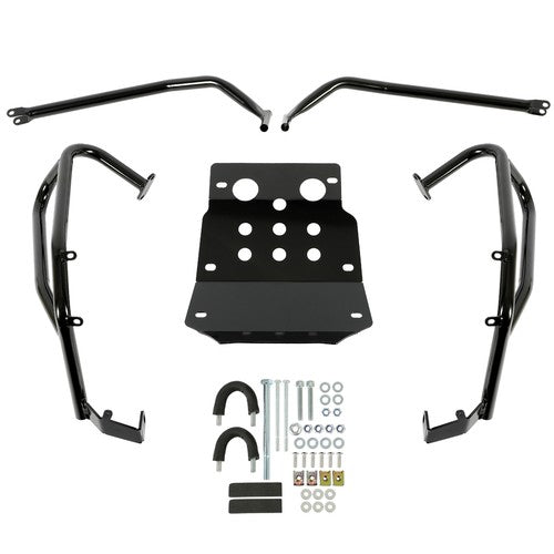 DURAFORCE Engine Guard Crash Bar & Upper Lower Skid Plate For Honda CRF250F CRF250L 17-22