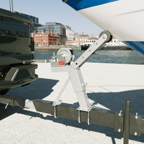 DURAFORCE For Boat Trailer parts Galvanized Winch Stand W/1400lbs Winch Roller and Strap