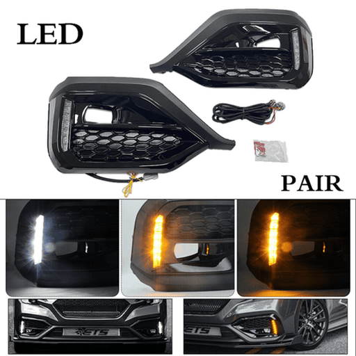 DURAFORCE For 2022-2024 Subaru WRX STI sequential LED Turn Signal DRL Fog Bezel Light Pair